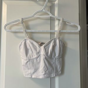 White Crop Tank